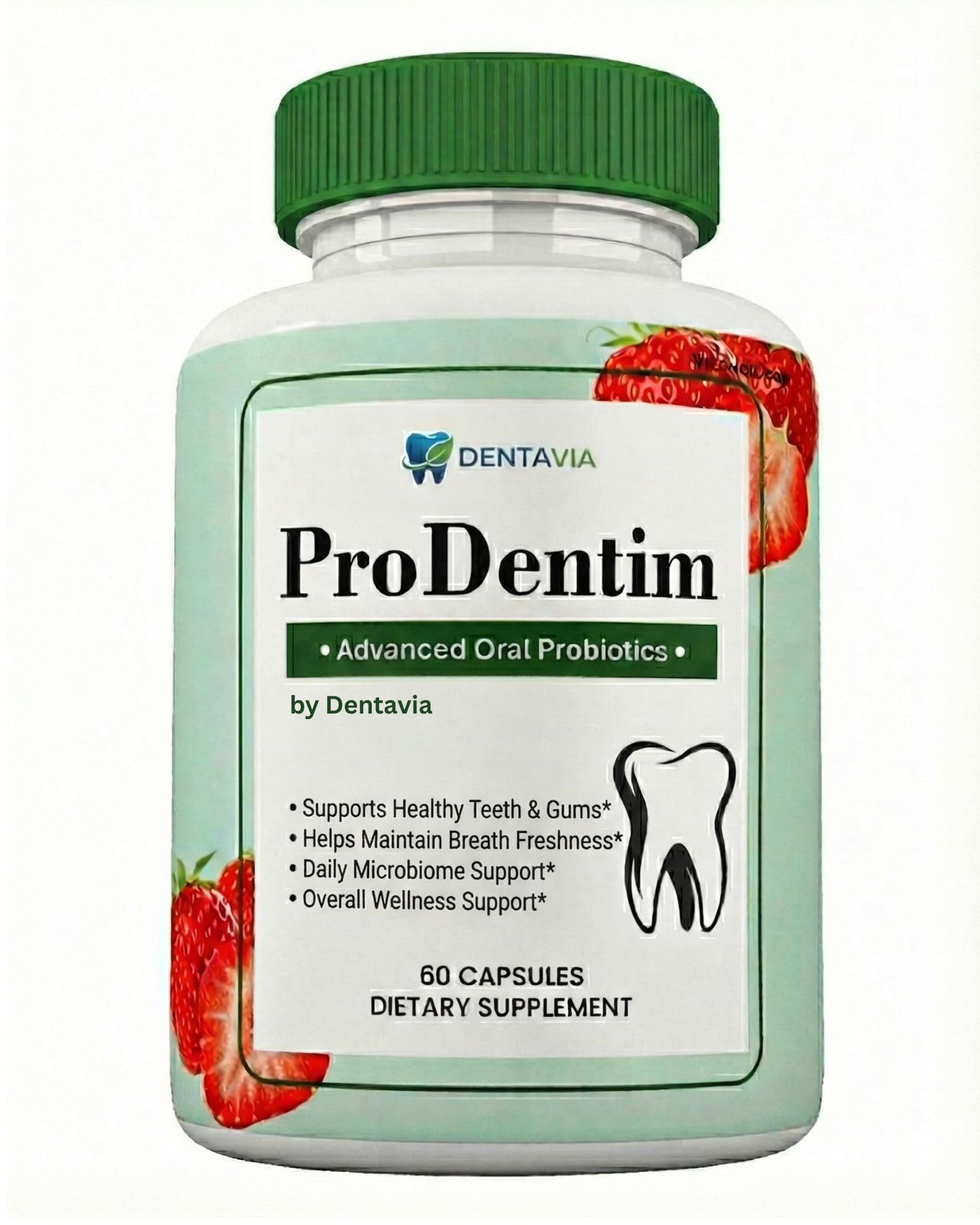 Amazon.com: Dentavia Oral Probiotic Supplement – 4 Strain Formula